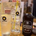 Toro政 大宮店 - レモンサワー290円　ホッピーセット500円