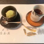 満寿家 - 抹茶アイス