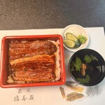 満寿家 - うな重（特上）、きも吸
