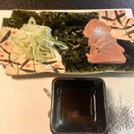 満寿家 - レバ刺身