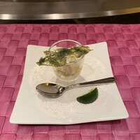 鉄板焼　季流 - ご挨拶の一皿