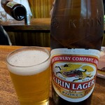 宇ち多゛ - ビール小瓶です　夏はまずコレですね～