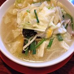 やまか飯店 - 野菜タンメン（塩）