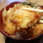 朝市お食事処 山三 道下商店 - イカ一杯天丼　1,980円