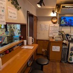 ジンコック - テーブル席はコロナ対策で１人で使うルール。なので回転しません。