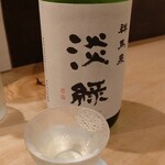 蕎麦の実 - 日本酒(群馬泉　淡緑)