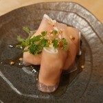 蕎麦の実 - いちじくの生ハム巻き