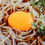 そば処 はないかだ - 月見そば（冷）②