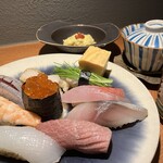 おおさかもん料理 鮨 守屋 - 上にぎり寿司ランチ