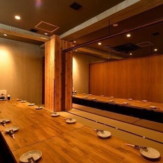 適合大型聚會的舒適掘りごたつ包廂