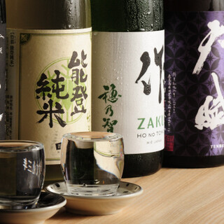 日本酒は約15種類◆定番～レアな銘柄まで多彩なラインナップ