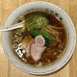 とら食堂 - 手打中華そば(850円)