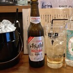 いち - ドリンク写真:金宮ボトル600ml1600円+ノンアルビール400円+氷200円でホッピーもどきセット