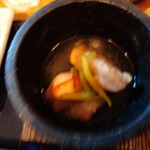 izakaya EN cafe - 若鶏のロースト彩り野菜あんかけ