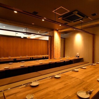 会社の宴会や同窓会、打ち上げなどの大規模な集まりにぴったりです。