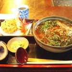 もえぎの家 - かきあげ天そば