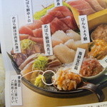 バンノウ水産 - 説明書きを見ながら食すも楽し
