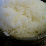 バンノウ水産 - 炊き加減はやや固め(丼使いとの共用でしょう)