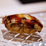 鮨 なんば - 煮穴子 — ふわふわ食感、優しい甘辛味。