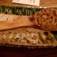 自家製粉石臼挽きうどん 青空blue 本店 - しそ入り焼きみそ