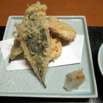 いしや - 加賀野菜天ぷら　天だし