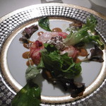 レストランひらまつ 広尾 - オマール海老のサラダ