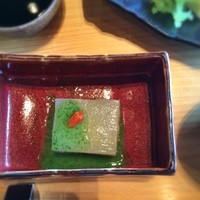 レストラン QUATRE CINQ (道後夢蔵) - 先附「菊花豆腐」