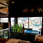 御影蔵 - カウンター席から。