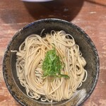麺や而今 - 白湯かけ玉（300円）