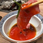 匠の焼肉 せきぐち - 卵黄との相性もバッチリ♡