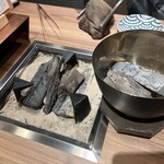 匠の焼肉 せきぐち - 立派な炭たち✨