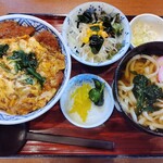 田舎家 - かつ丼ランチ￥1,250。
