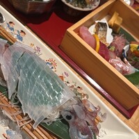 対馬のどぐろとイカ活き造り 博多 魚蔵 都ホテル店 - 