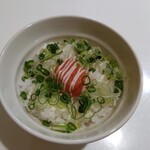 らあめん サンド - 明太子とネギのぶっかけ丼