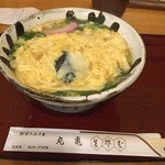 丸亀 - 玉子とじうどん