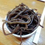 博多ラーメン 山桜 - 2014年10月18日(土)　キクラゲ増量(100円)