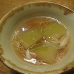 蕎麦ひら井 - 冬瓜の蟹あんかけ