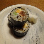蕎麦ひら井 - 穴子の蕎麦寿司