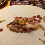 築地寿司清 - 秋刀魚とミョウガ