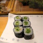 築地寿司清 - ワサビ増量かっぱ巻き