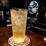 Ryunosu - 宝焼酎「純」玄米茶割り（￥700）