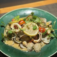 三重県　すずき　ヤリイカ　あさり　レモン　アクアパッツア