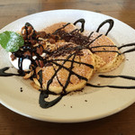 シマイロカフェ - ショコラナッツパンケーキ