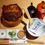 雅じゃぽ イオンモール名古屋則武新町店 - 黒毛和牛と炭火焼き鶏のひつまぶし御膳