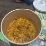 カレーや デッカオ - あさりとトマトのクリーミーカレー