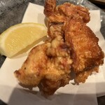 蕎麦きり 京橋 山茂登 - 大山鷄の唐揚げ