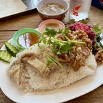 ふじや - カオマンガイMIX ライス大¥1,300