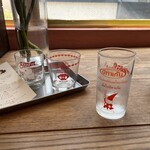 ふじや - コップが可愛らしい。