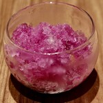 nacol - 赤紫蘇グラニテ 無花果コンポート