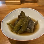 丹想庵　健次郎 - 万願寺唐辛子茄子揚げ浸し